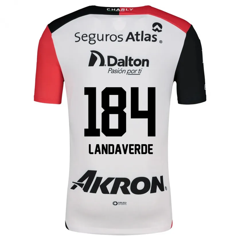 Danxen Kinder Antero Landaverde #184 Weiß Rot Schwarz Auswärtstrikot Trikot 2024/25 T-Shirt Österreich