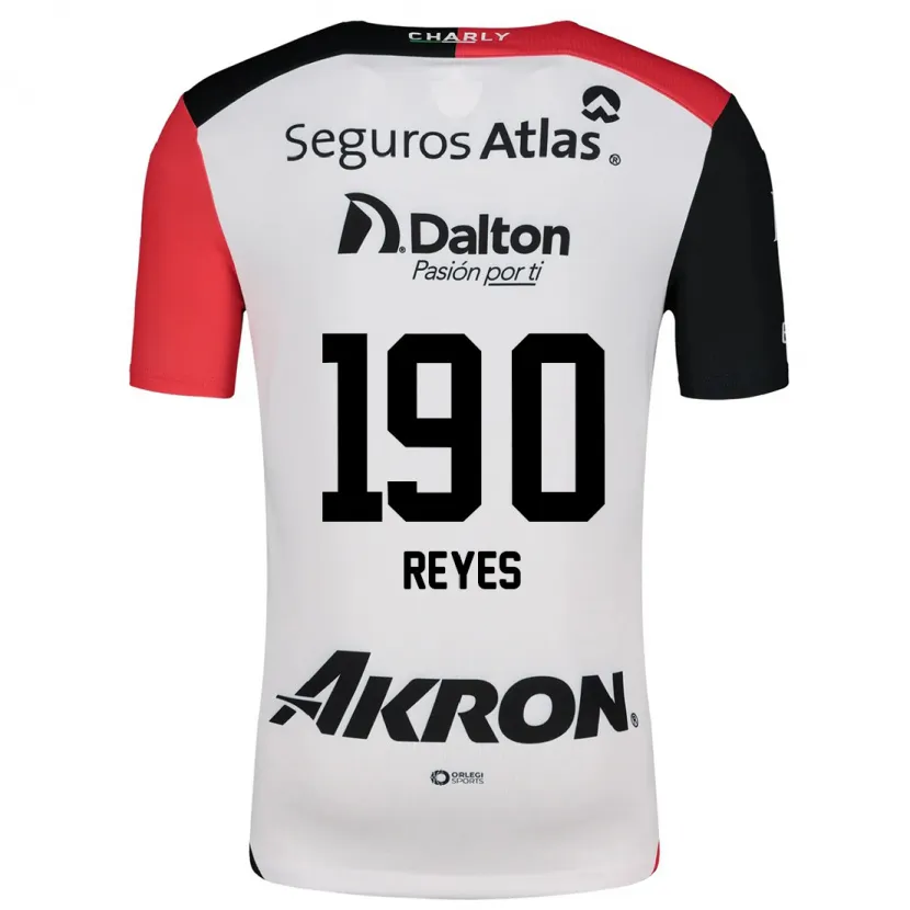 Danxen Kinder Óscar Reyes #190 Weiß Rot Schwarz Auswärtstrikot Trikot 2024/25 T-Shirt Österreich
