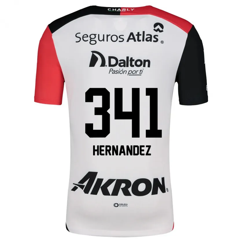Danxen Kinder Leonardo Hernández #341 Weiß Rot Schwarz Auswärtstrikot Trikot 2024/25 T-Shirt Österreich