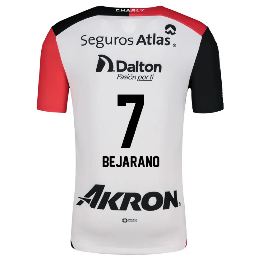 Danxen Kinder Susan Bejarano #7 Weiß Rot Schwarz Auswärtstrikot Trikot 2024/25 T-Shirt Österreich