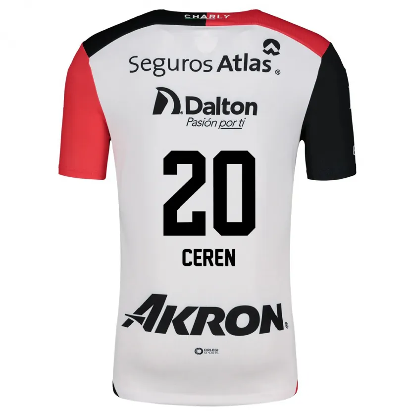 Danxen Kinder Brenda Cerén #20 Weiß Rot Schwarz Auswärtstrikot Trikot 2024/25 T-Shirt Österreich
