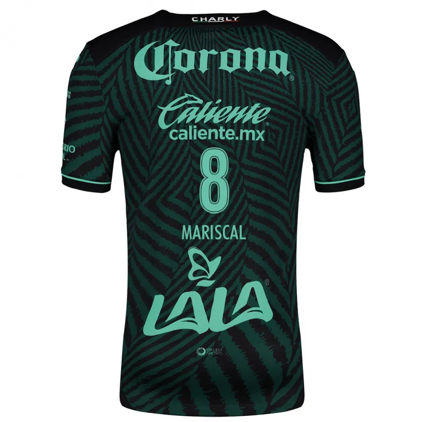 Danxen Kinder Salvador Mariscal #8 Schwarz Grün Auswärtstrikot Trikot 2024/25 T-Shirt Österreich