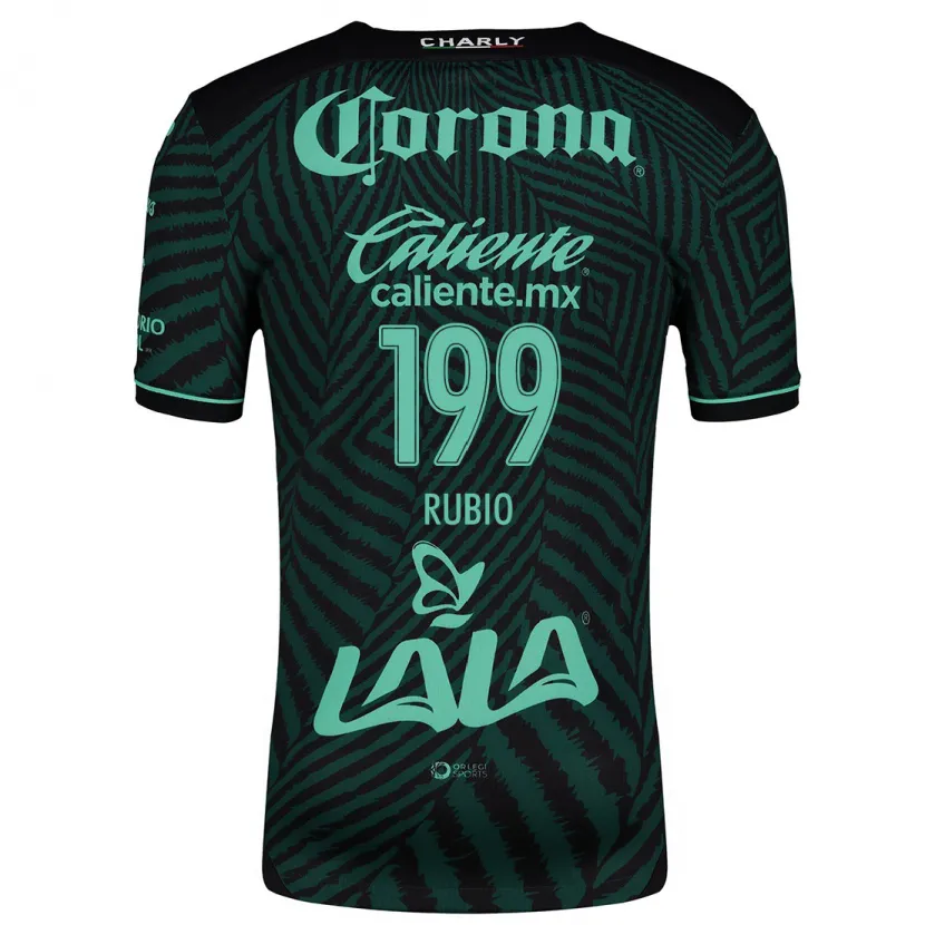 Danxen Kinder Ronaldo Rubio #199 Schwarz Grün Auswärtstrikot Trikot 2024/25 T-Shirt Österreich