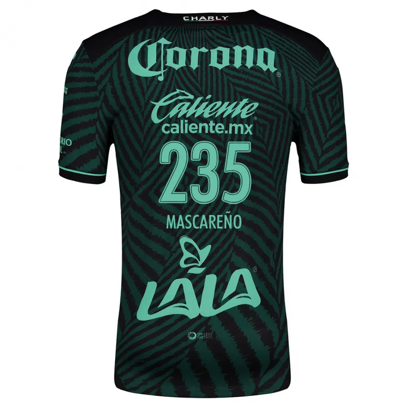 Danxen Kinder Luis Mascareño #235 Schwarz Grün Auswärtstrikot Trikot 2024/25 T-Shirt Österreich