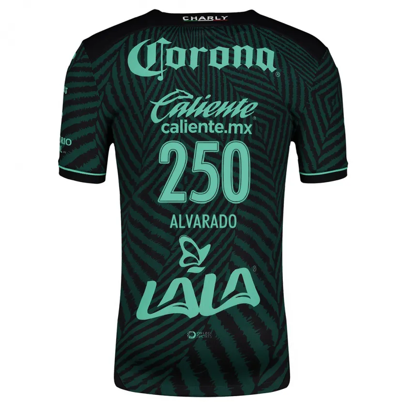 Danxen Kinder Edwin Alvarado #250 Schwarz Grün Auswärtstrikot Trikot 2024/25 T-Shirt Österreich