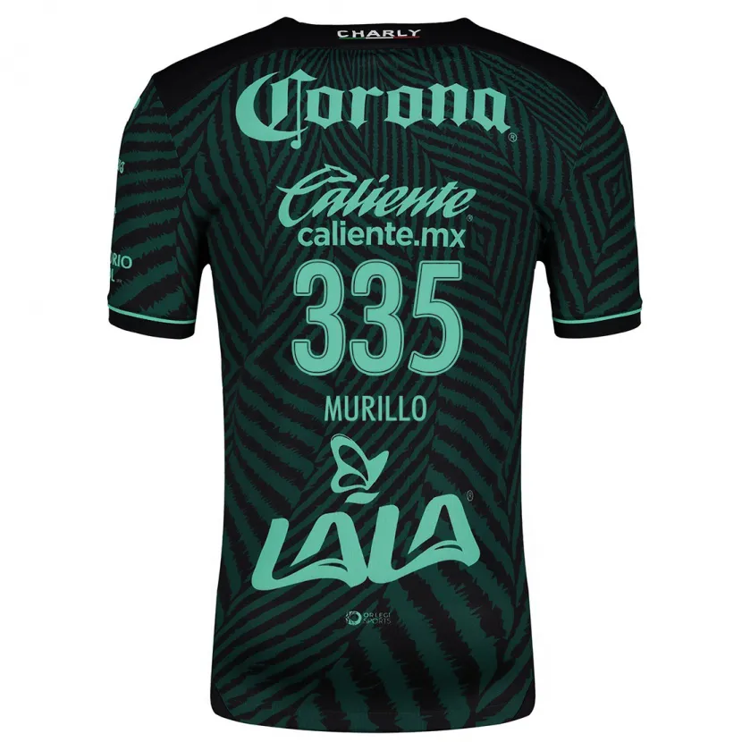 Danxen Kinder Doryan Murillo #335 Schwarz Grün Auswärtstrikot Trikot 2024/25 T-Shirt Österreich