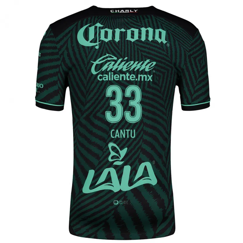 Danxen Kinder Aida Cantú #33 Schwarz Grün Auswärtstrikot Trikot 2024/25 T-Shirt Österreich