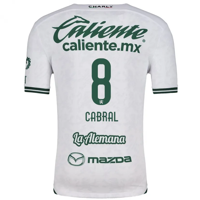 Danxen Kinder Luciano Cabral #8 Weiß Grün Auswärtstrikot Trikot 2024/25 T-Shirt Österreich