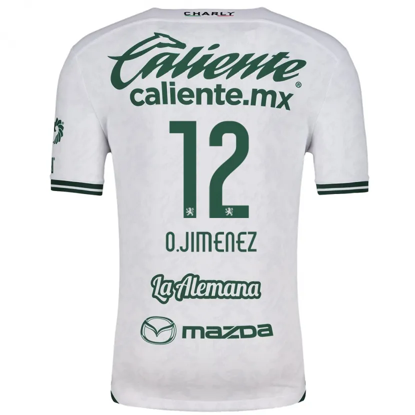 Danxen Kinder Óscar Jiménez #12 Weiß Grün Auswärtstrikot Trikot 2024/25 T-Shirt Österreich