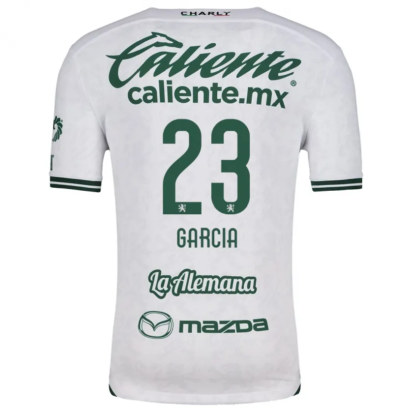 Danxen Kinder Óscar García #23 Weiß Grün Auswärtstrikot Trikot 2024/25 T-Shirt Österreich