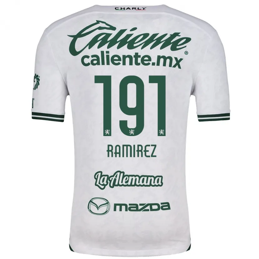 Danxen Kinder Ian Ramírez #191 Weiß Grün Auswärtstrikot Trikot 2024/25 T-Shirt Österreich