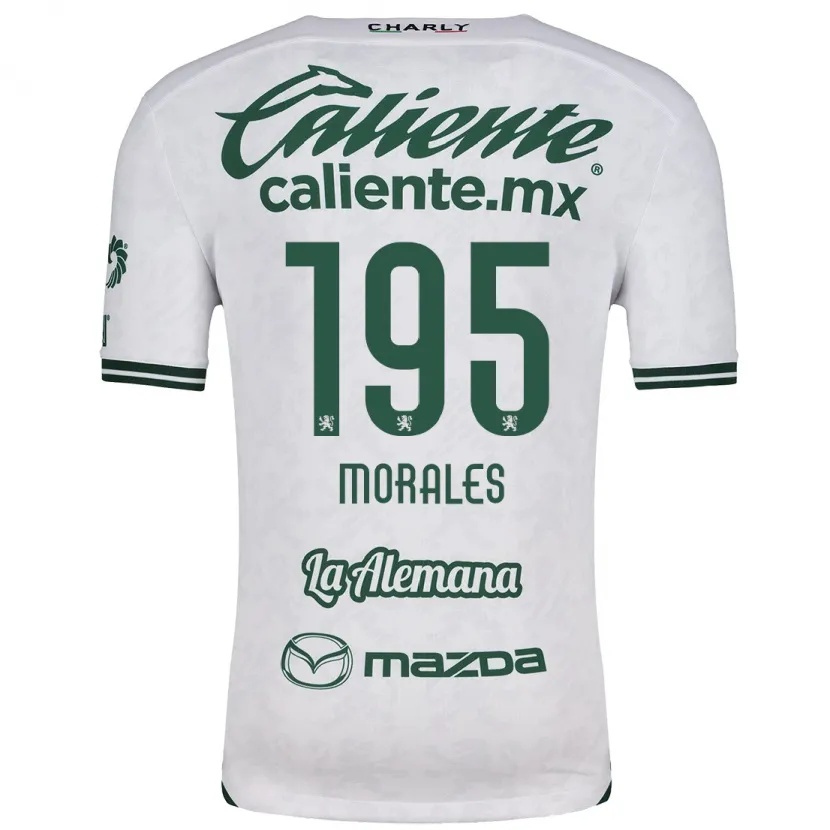 Danxen Kinder Daniel Morales #195 Weiß Grün Auswärtstrikot Trikot 2024/25 T-Shirt Österreich