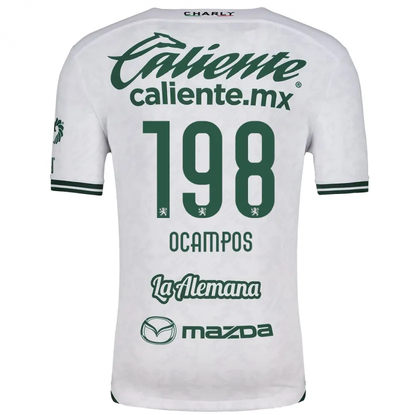 Danxen Kinder Omar Ocampos #198 Weiß Grün Auswärtstrikot Trikot 2024/25 T-Shirt Österreich