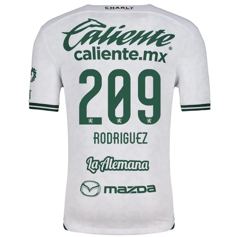 Danxen Kinder Víctor Rodríguez #209 Weiß Grün Auswärtstrikot Trikot 2024/25 T-Shirt Österreich