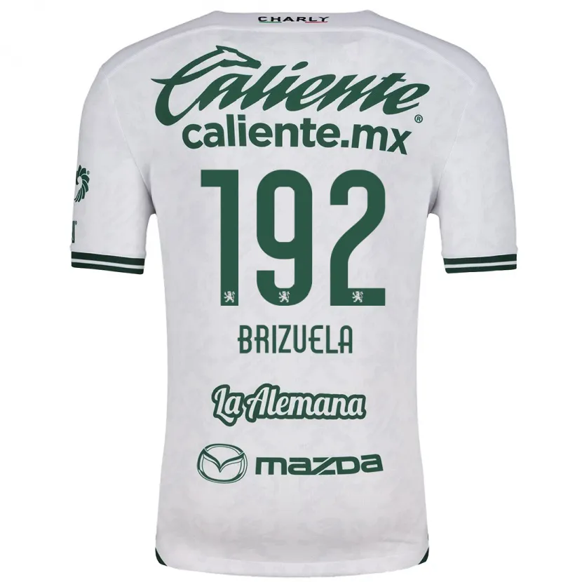 Danxen Kinder Juan Brizuela #192 Weiß Grün Auswärtstrikot Trikot 2024/25 T-Shirt Österreich