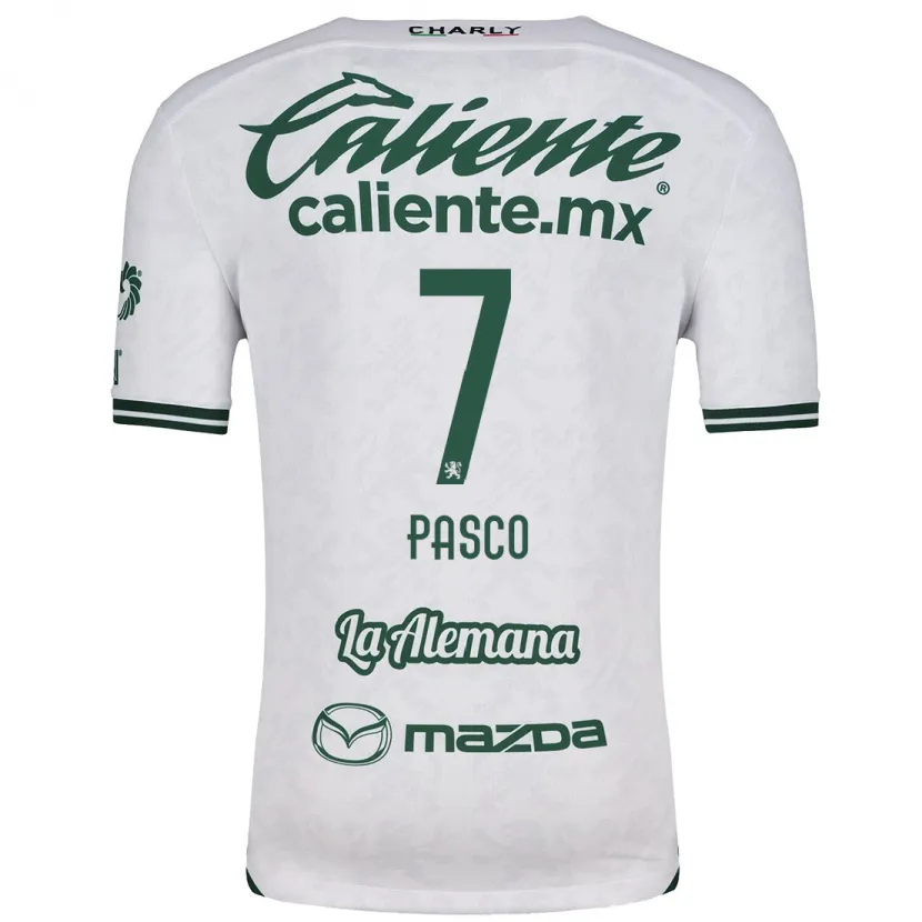 Danxen Kinder Madeleine Pasco #7 Weiß Grün Auswärtstrikot Trikot 2024/25 T-Shirt Österreich