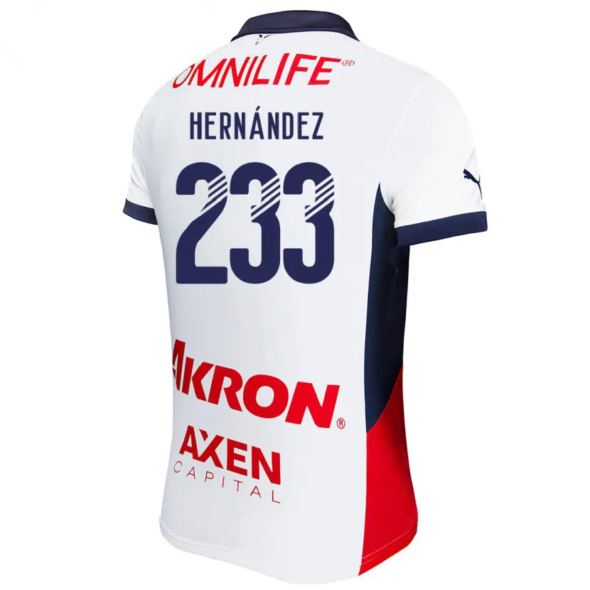 Danxen Kinder Zinedine Hernández #233 Weiß Rot Blau Auswärtstrikot Trikot 2024/25 T-Shirt Österreich