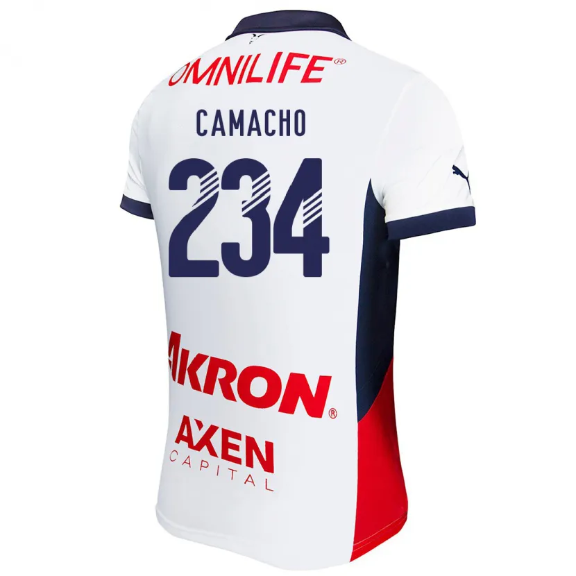 Danxen Kinder Xandor Camacho #234 Weiß Rot Blau Auswärtstrikot Trikot 2024/25 T-Shirt Österreich