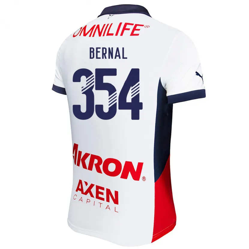 Danxen Kinder Carlos Bernal #354 Weiß Rot Blau Auswärtstrikot Trikot 2024/25 T-Shirt Österreich