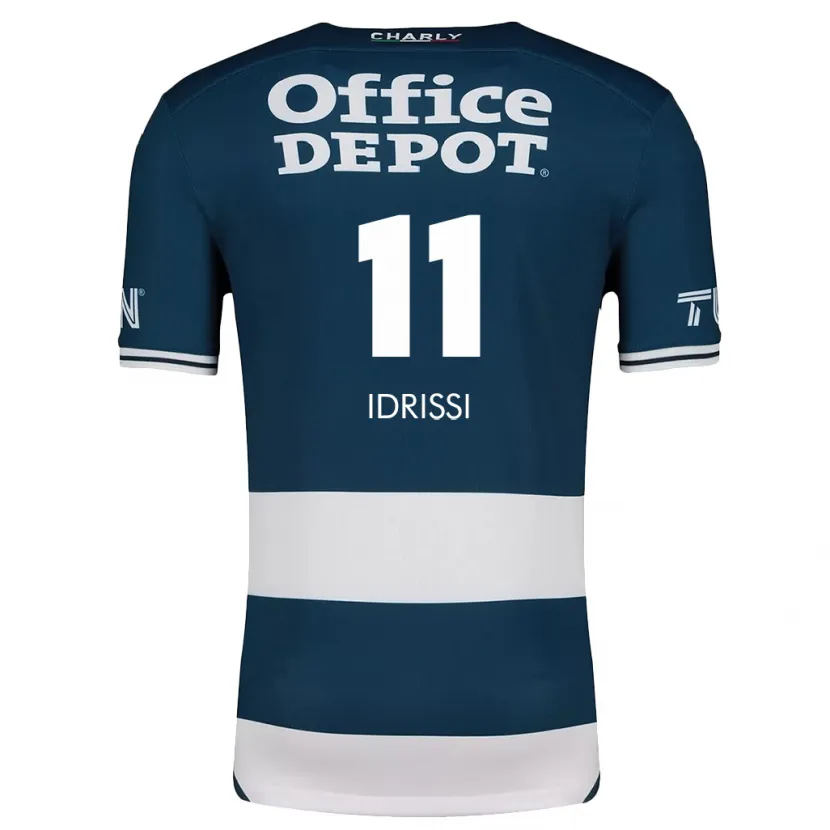 Danxen Herren Oussama Idrissi #11 Blau Weiss Heimtrikot Trikot 2024/25 T-Shirt Österreich