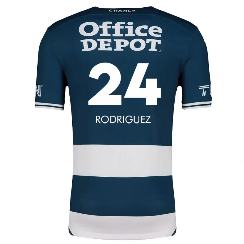 Danxen Herren Luis Rodríguez #24 Blau Weiss Heimtrikot Trikot 2024/25 T-Shirt Österreich