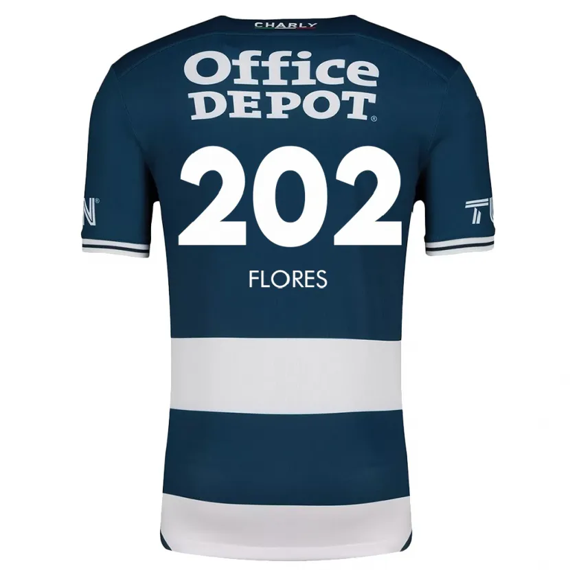 Danxen Herren Luis Flores #202 Blau Weiss Heimtrikot Trikot 2024/25 T-Shirt Österreich