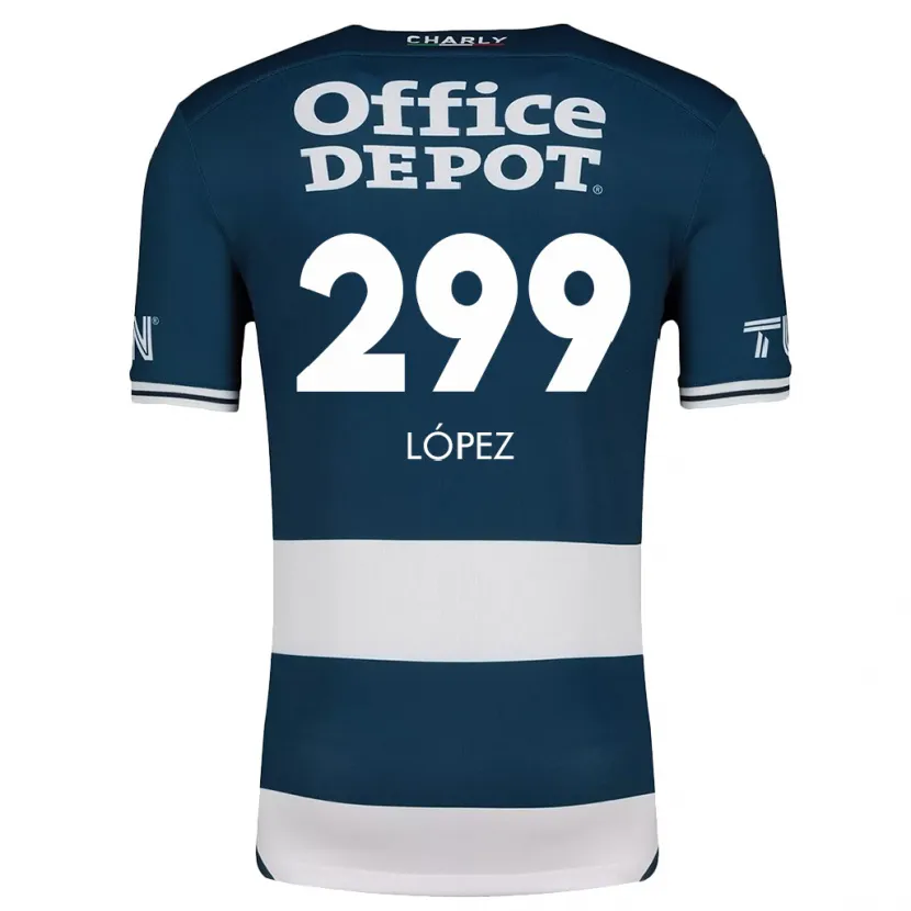 Danxen Herren Santiago López #299 Blau Weiss Heimtrikot Trikot 2024/25 T-Shirt Österreich