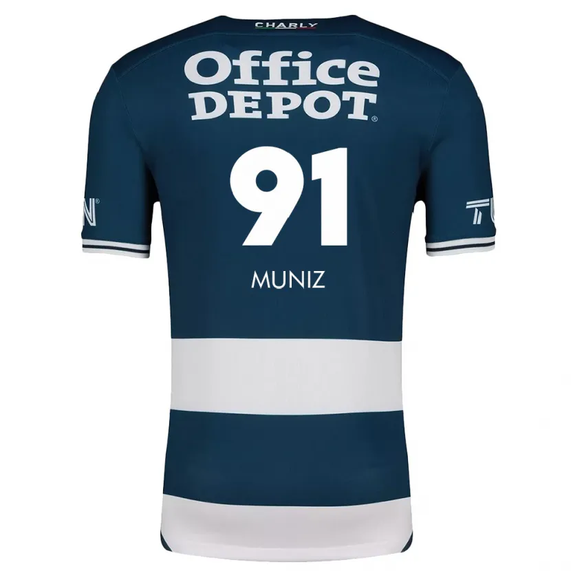 Danxen Herren Brandon Muñiz #91 Blau Weiss Heimtrikot Trikot 2024/25 T-Shirt Österreich