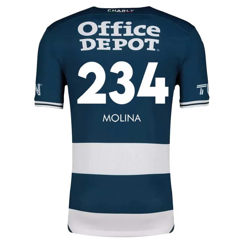 Danxen Herren Yoshimar Molina #234 Blau Weiss Heimtrikot Trikot 2024/25 T-Shirt Österreich