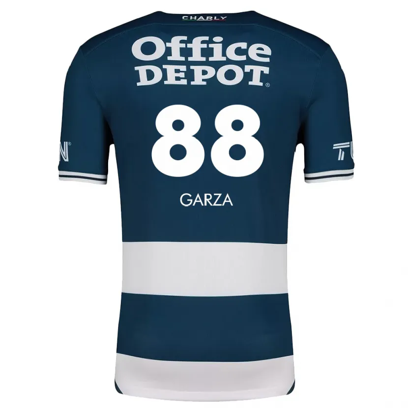 Danxen Herren Adrián Garza #88 Blau Weiss Heimtrikot Trikot 2024/25 T-Shirt Österreich