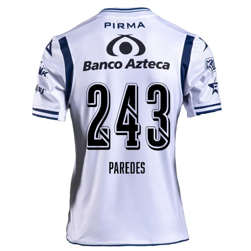 Danxen Herren Iker Paredes #243 Weiß Marineblau Heimtrikot Trikot 2024/25 T-Shirt Österreich