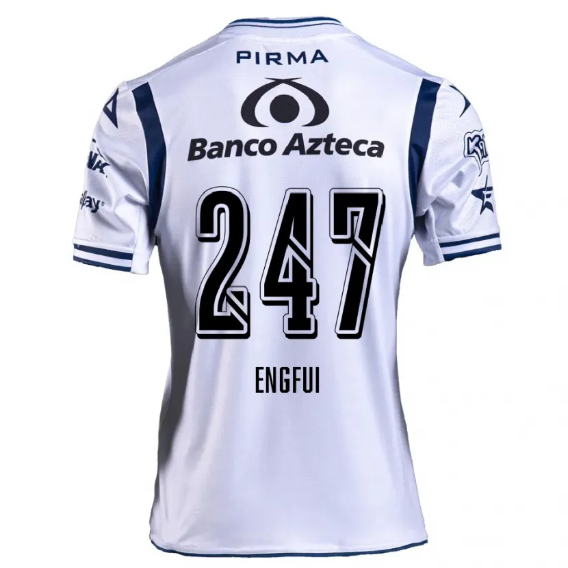 Danxen Herren Emilio Engfui #247 Weiß Marineblau Heimtrikot Trikot 2024/25 T-Shirt Österreich