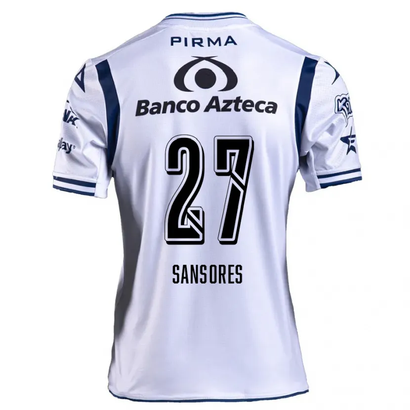 Danxen Herren Miguel Sansores #27 Weiß Marineblau Heimtrikot Trikot 2024/25 T-Shirt Österreich