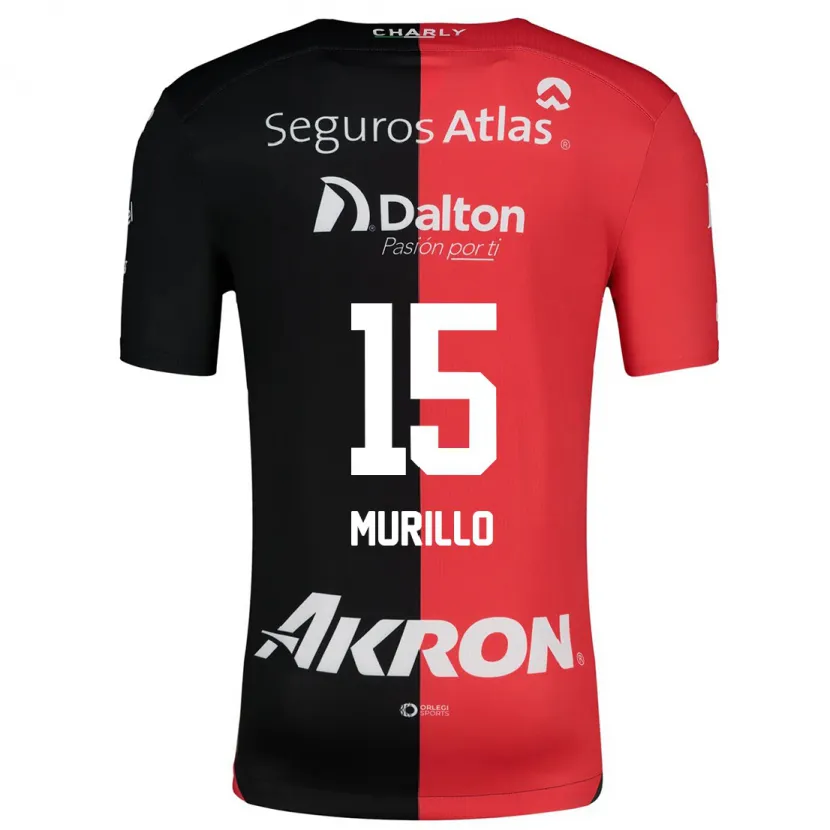 Danxen Herren Jhon Murillo #15 Rot Schwarz Heimtrikot Trikot 2024/25 T-Shirt Österreich