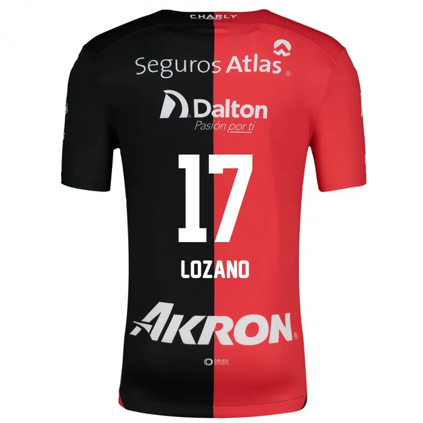 Danxen Herren José Lozano #17 Rot Schwarz Heimtrikot Trikot 2024/25 T-Shirt Österreich