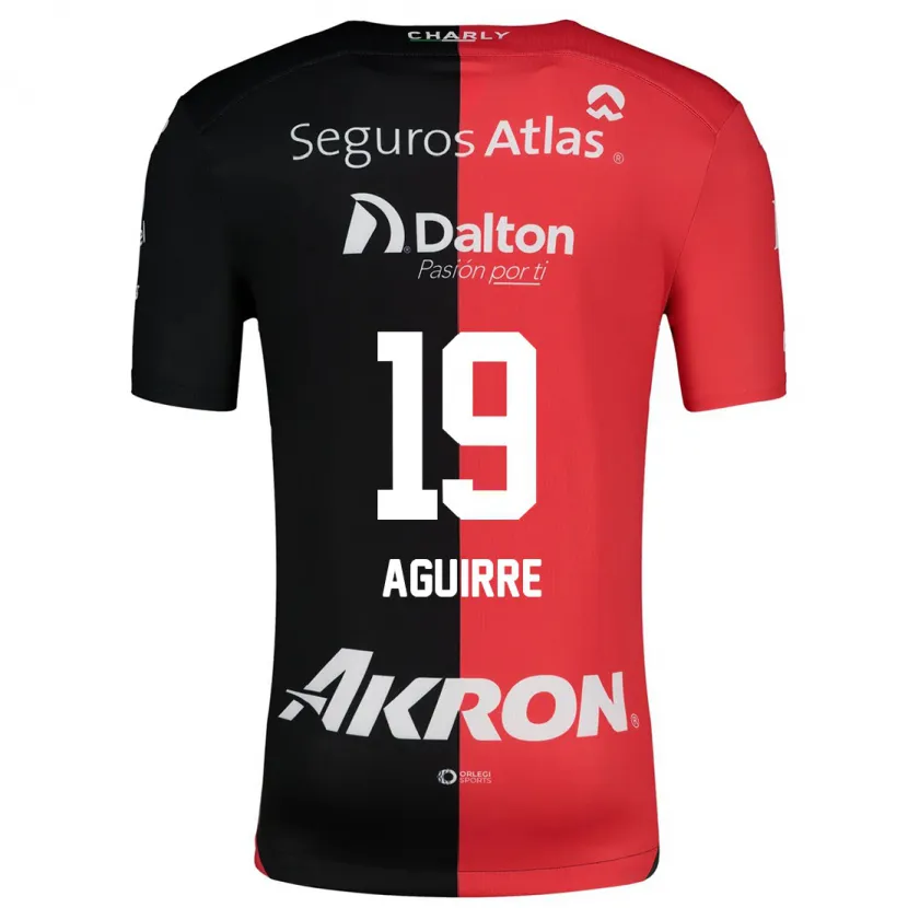 Danxen Herren Eduardo Aguirre #19 Rot Schwarz Heimtrikot Trikot 2024/25 T-Shirt Österreich