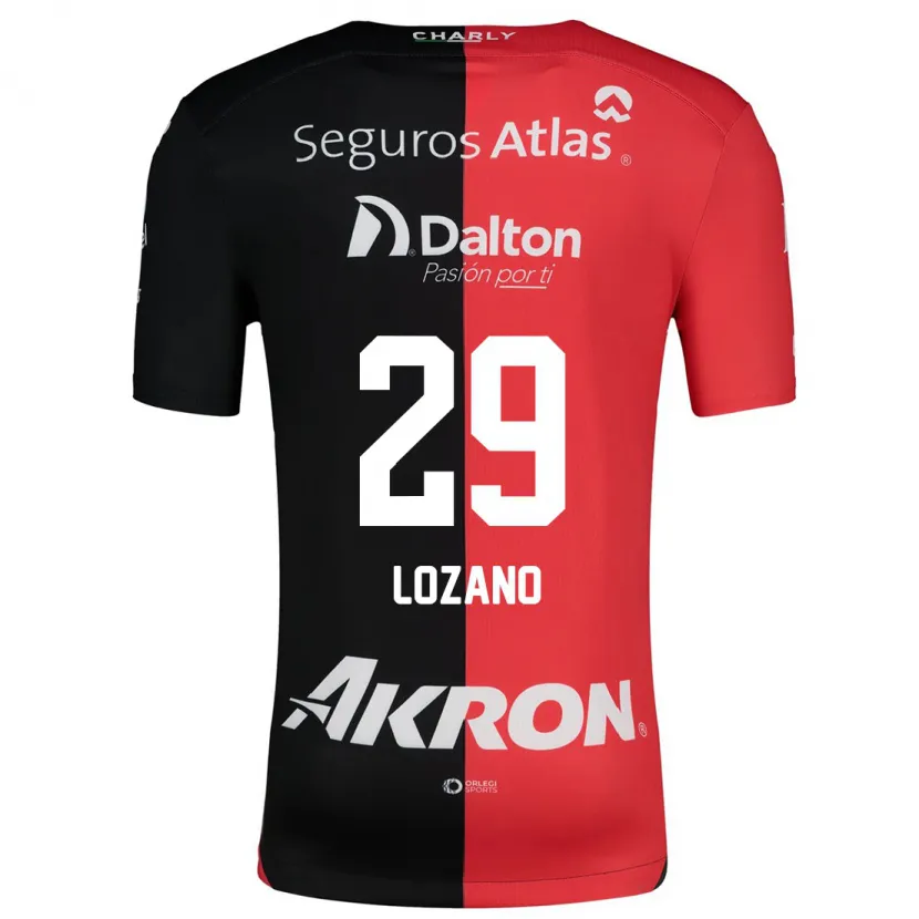 Danxen Herren Brian Lozano #29 Rot Schwarz Heimtrikot Trikot 2024/25 T-Shirt Österreich