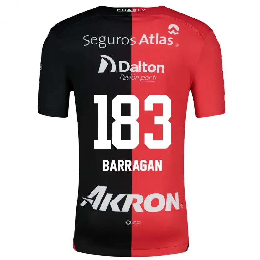 Danxen Herren Roberto Barragán #183 Rot Schwarz Heimtrikot Trikot 2024/25 T-Shirt Österreich