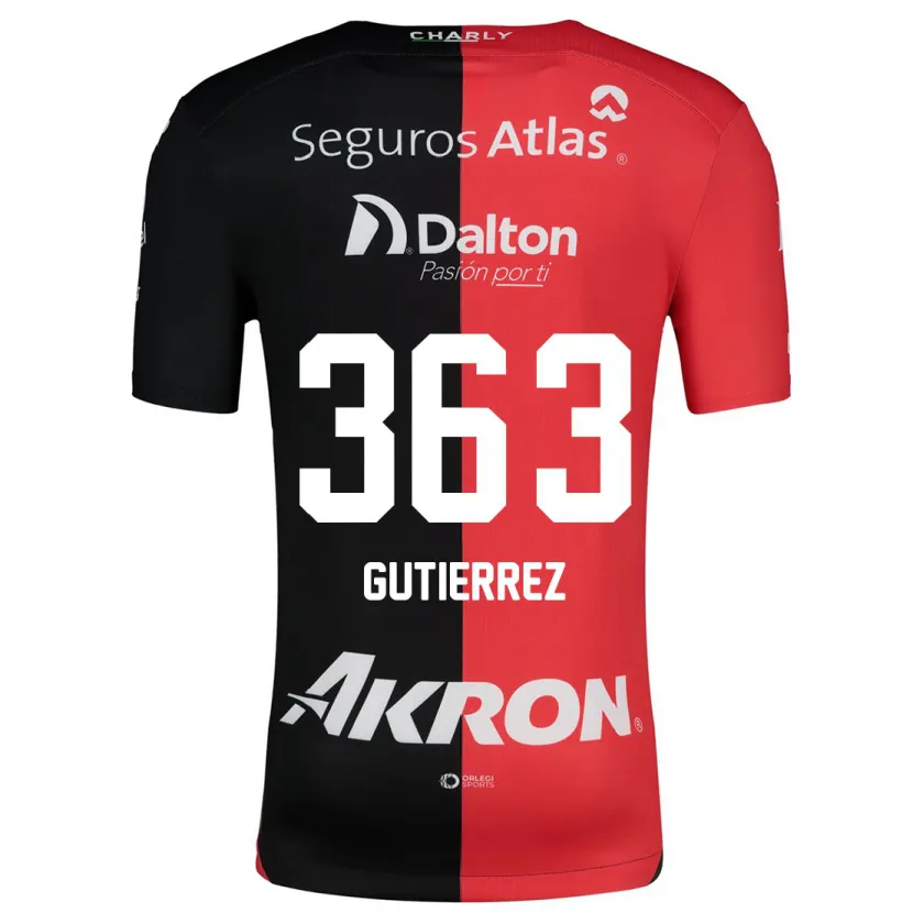 Danxen Herren Orlando Gutiérrez #363 Rot Schwarz Heimtrikot Trikot 2024/25 T-Shirt Österreich