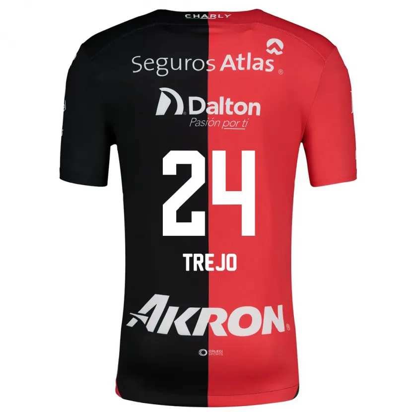 Danxen Herren Christopher Trejo #24 Rot Schwarz Heimtrikot Trikot 2024/25 T-Shirt Österreich