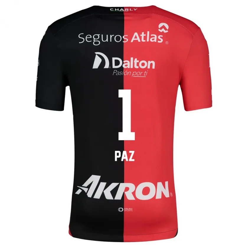 Danxen Herren Ana Gabriela Paz #1 Rot Schwarz Heimtrikot Trikot 2024/25 T-Shirt Österreich