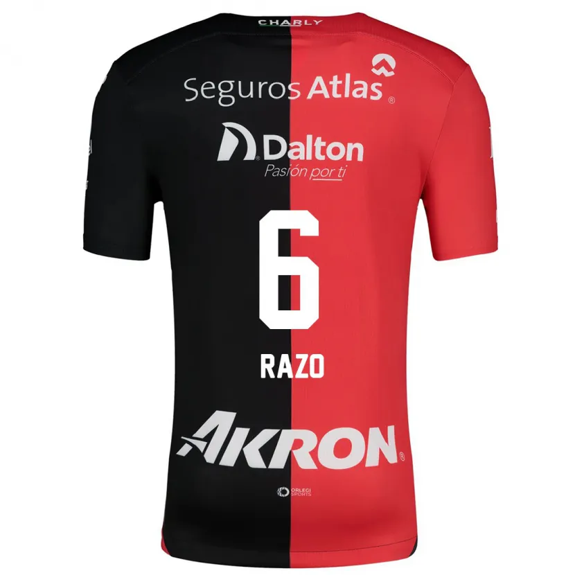 Danxen Herren Valeria Razo #6 Rot Schwarz Heimtrikot Trikot 2024/25 T-Shirt Österreich