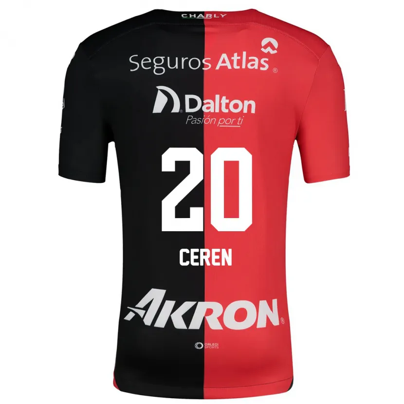Danxen Herren Brenda Cerén #20 Rot Schwarz Heimtrikot Trikot 2024/25 T-Shirt Österreich