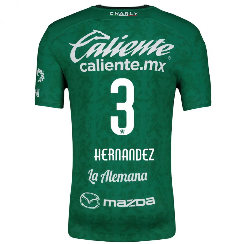 Danxen Herren Pedro Hernández #3 Grün Weiß Heimtrikot Trikot 2024/25 T-Shirt Österreich