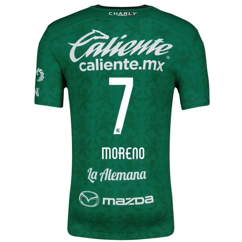 Danxen Herren Iván Moreno #7 Grün Weiß Heimtrikot Trikot 2024/25 T-Shirt Österreich