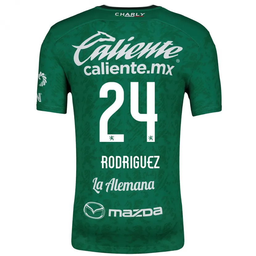 Danxen Herren Osvaldo Rodríguez #24 Grün Weiß Heimtrikot Trikot 2024/25 T-Shirt Österreich