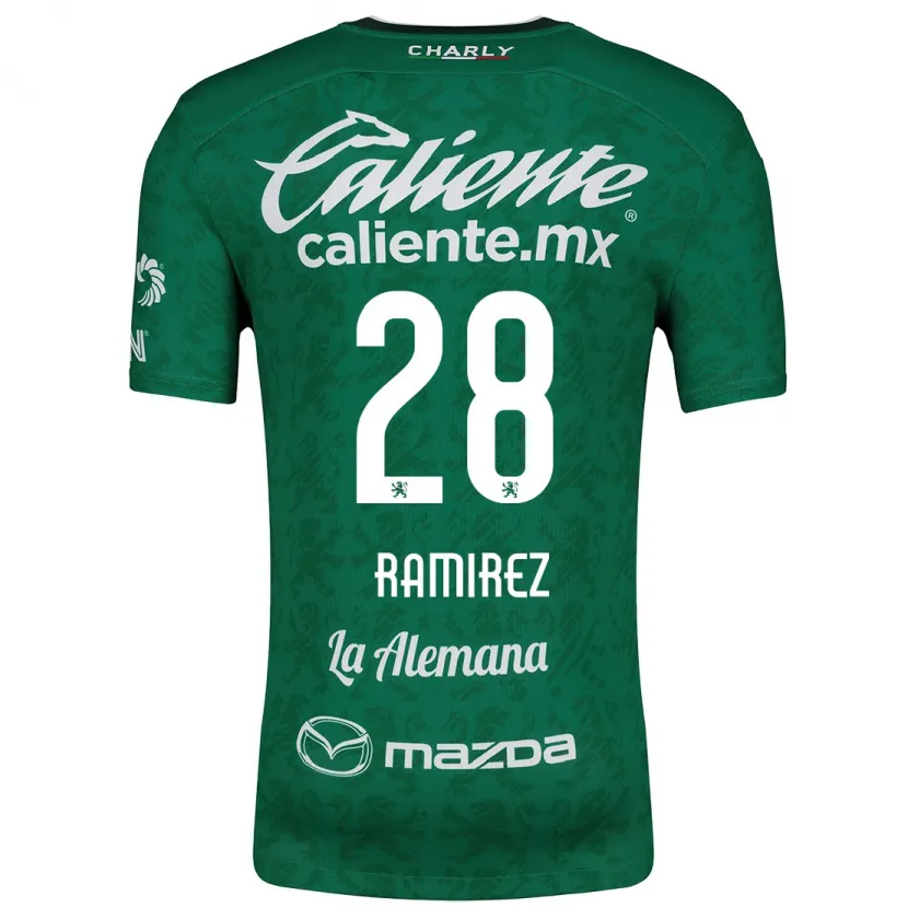 Danxen Herren David Ramírez #28 Grün Weiß Heimtrikot Trikot 2024/25 T-Shirt Österreich