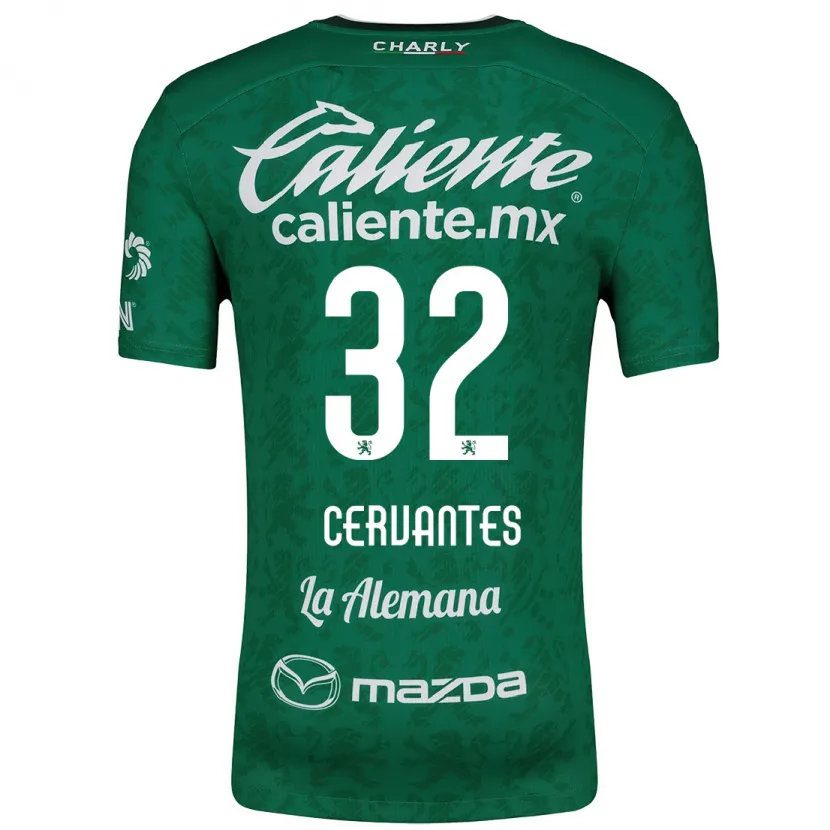 Danxen Herren Luis Cervantes #32 Grün Weiß Heimtrikot Trikot 2024/25 T-Shirt Österreich