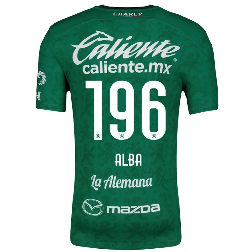 Danxen Herren Óscar Alba #196 Grün Weiß Heimtrikot Trikot 2024/25 T-Shirt Österreich