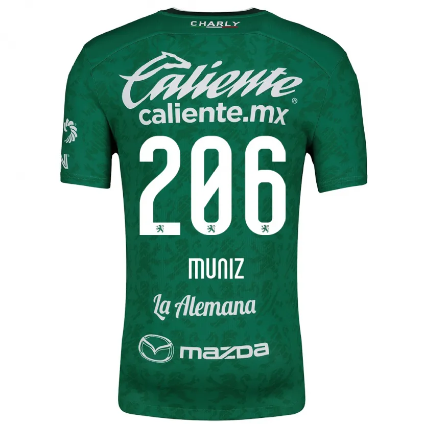 Danxen Herren Isaác Muñíz #206 Grün Weiß Heimtrikot Trikot 2024/25 T-Shirt Österreich